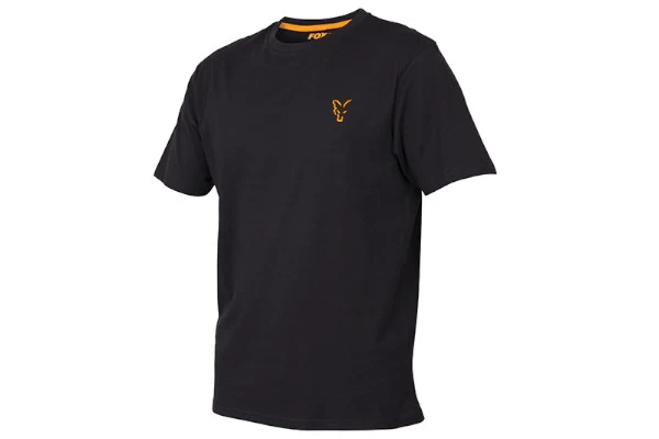 Fox Collection Black Orange T- Shirt 3 Fox Collection Black Orange T- Shirt