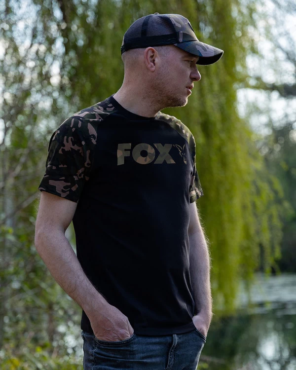 Fox Black/Camouflage Raglan T-Shirt 6 Fox Black/Camouflage Raglan T-Shirt - Image 4