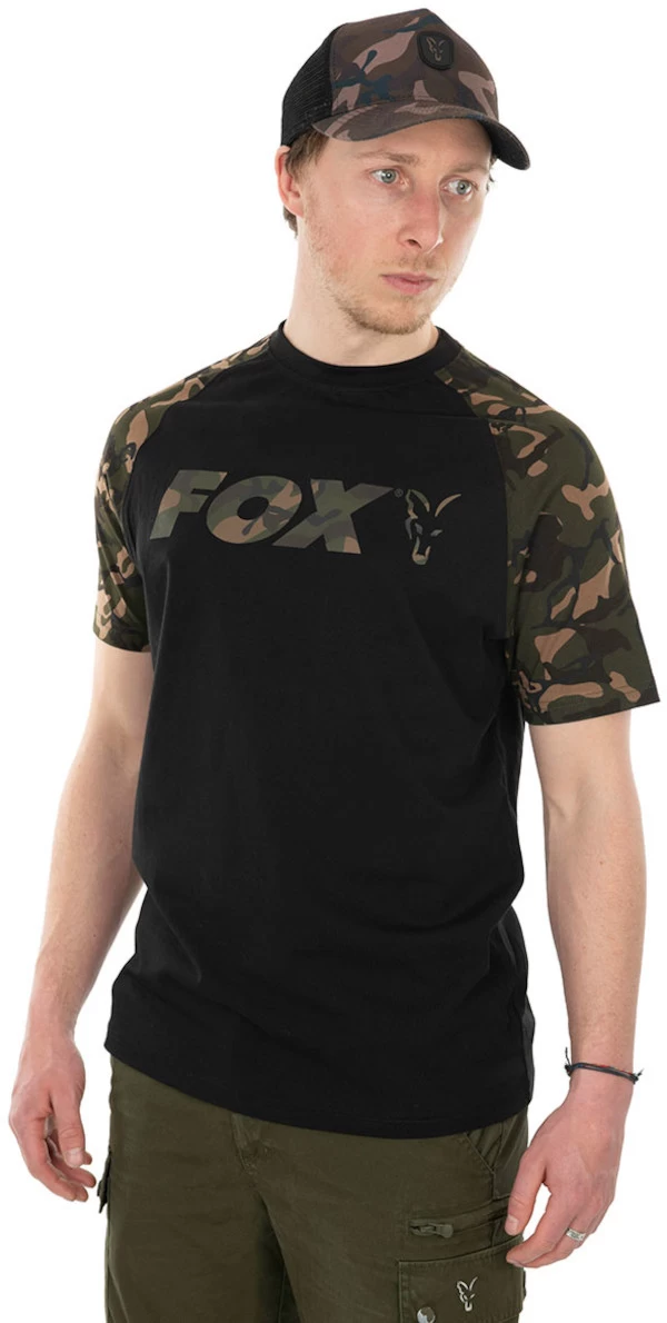 Fox Black/Camouflage Raglan T-Shirt 3 Fox Black/Camouflage Raglan T-Shirt