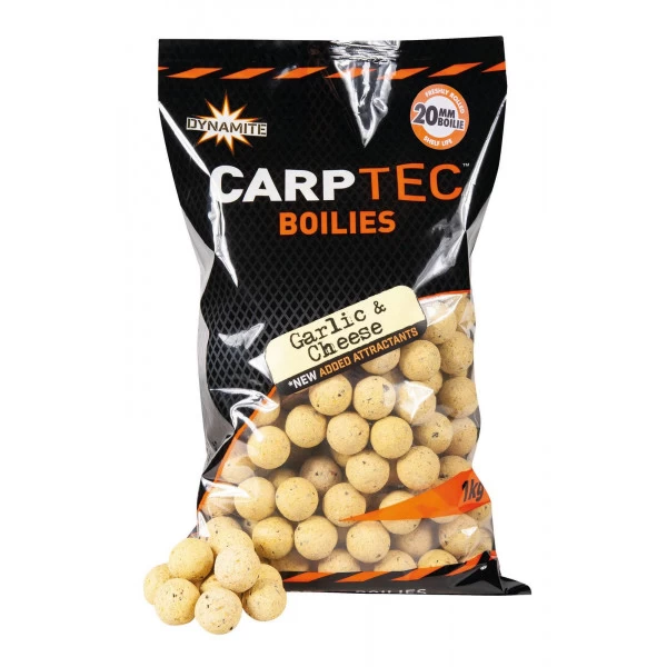 Dynamite Baits Carptec Boilies 'Garlic & Cheese' 3 Dynamite Baits Carptec Boilies 'Garlic & Cheese'